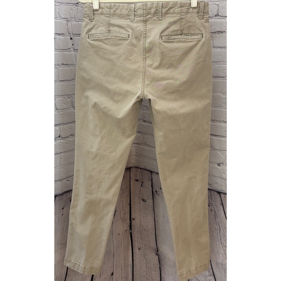 Gap Men’s Lived-In Slim Stretch Khaki Pants (Size 33) - Picture 2 of 9